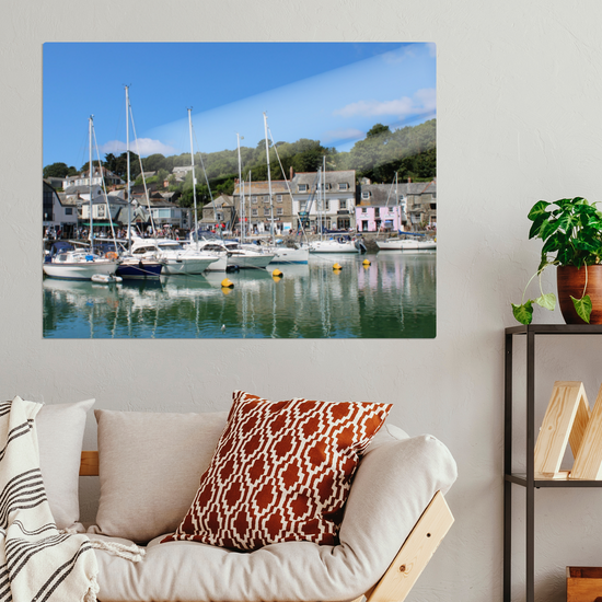 Metal Wall Art Prints. Padstow. Cornwall. England.