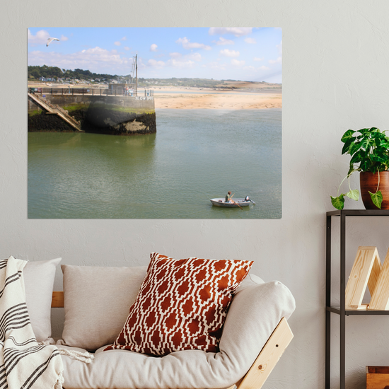 Metal Wall Art Prints. Padstow. Cornwall. England.