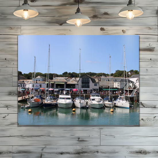 Metal Wall Art Prints. Padstow. Cornwall. England.