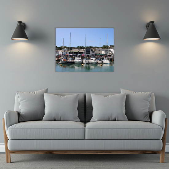 Metal Wall Art Prints. Padstow. Cornwall. England.