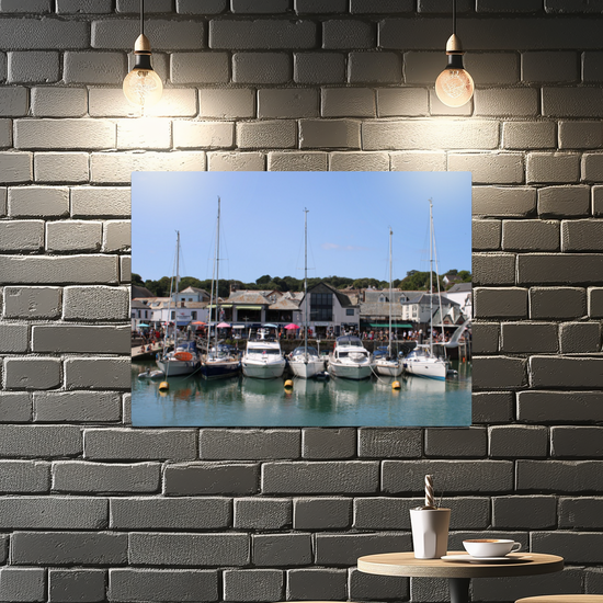 Metal Wall Art Prints. Padstow. Cornwall. England.