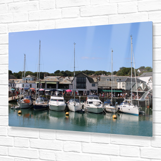 Metal Wall Art Prints. Padstow. Cornwall. England.