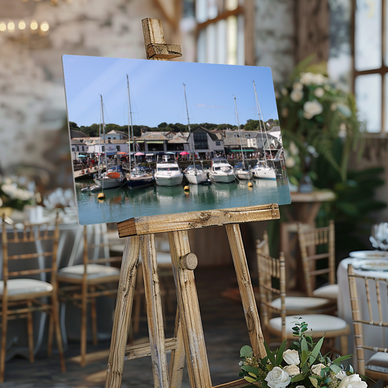 Metal Wall Art Prints. Padstow. Cornwall. England.