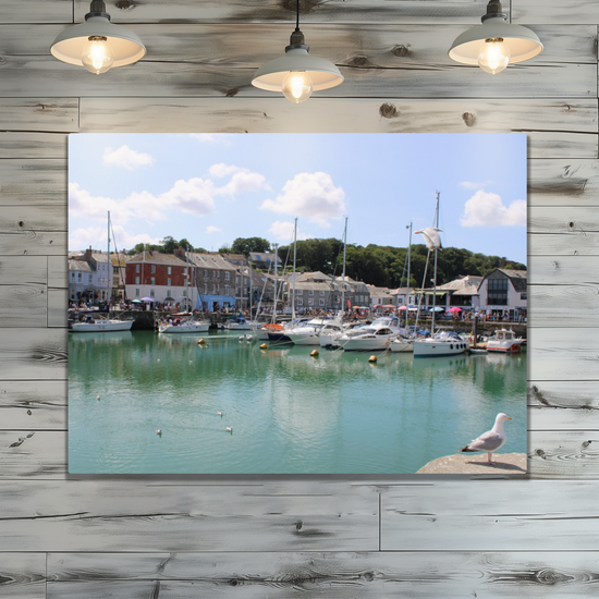 Metal Wall Art Prints. Padstow. Cornwall. England.