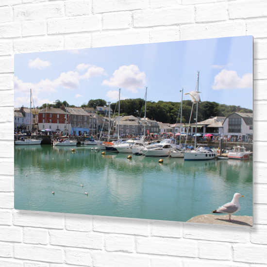 Metal Wall Art Prints. Padstow. Cornwall. England.
