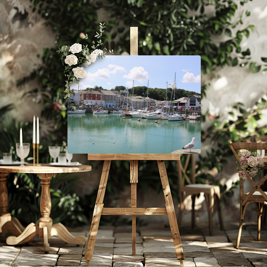 Metal Wall Art Prints. Padstow. Cornwall. England.