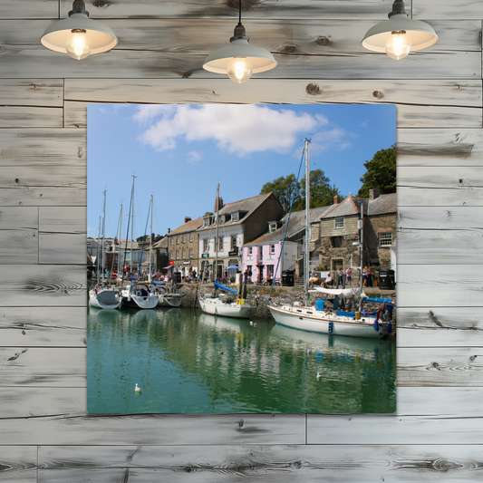 Metal Wall Art Prints. Padstow. Cornwall. England.