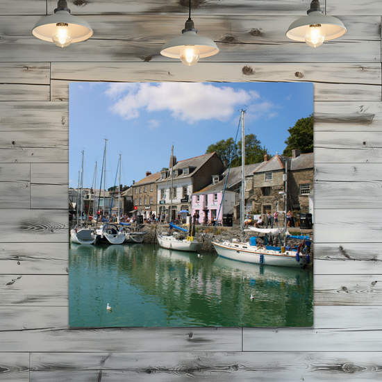 Metal Wall Art Prints. Padstow. Cornwall. England.
