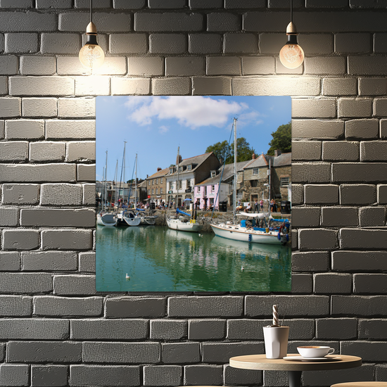 Metal Wall Art Prints. Padstow. Cornwall. England.