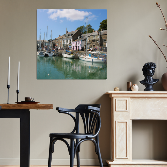 Metal Wall Art Prints. Padstow. Cornwall. England.