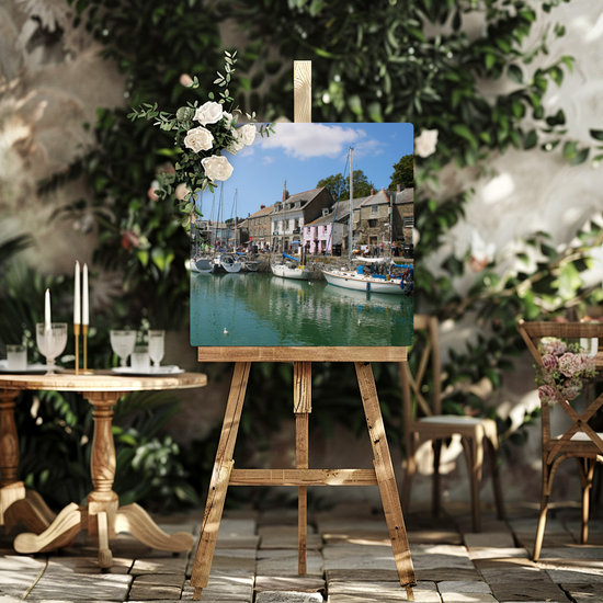 Metal Wall Art Prints. Padstow. Cornwall. England.