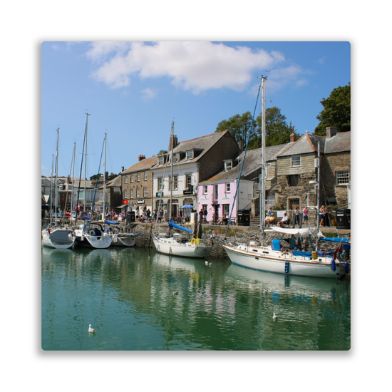 Metal Wall Art Prints. Padstow. Cornwall. England.