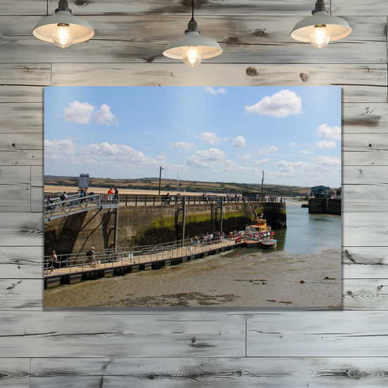 Metal Wall Art Prints. Padstow. Cornwall. England.