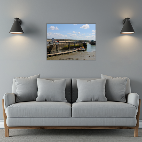 Metal Wall Art Prints. Padstow. Cornwall. England.