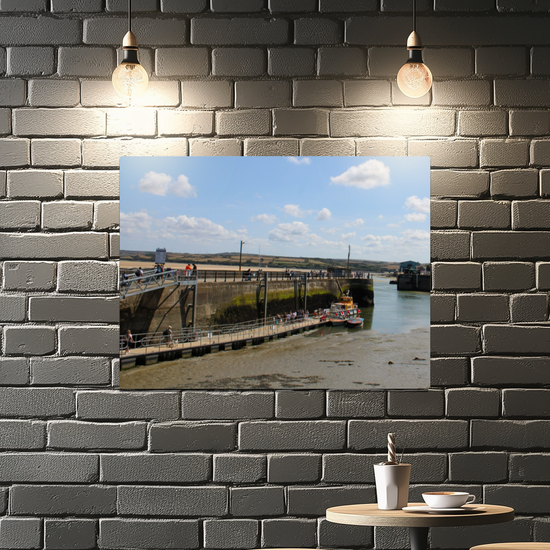 Metal Wall Art Prints. Padstow. Cornwall. England.