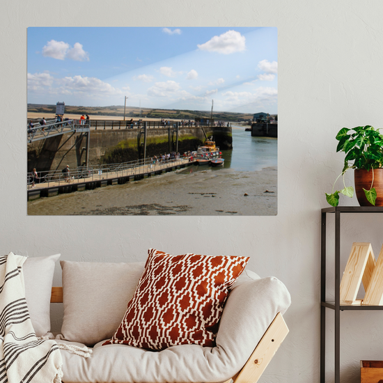 Metal Wall Art Prints. Padstow. Cornwall. England.