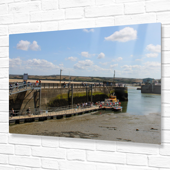 Metal Wall Art Prints. Padstow. Cornwall. England.