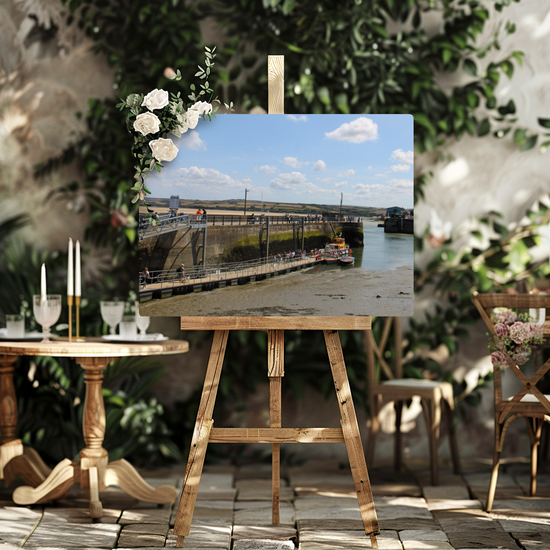 Metal Wall Art Prints. Padstow. Cornwall. England.