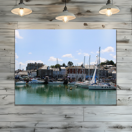 Metal Wall Art Prints. Padstow. Cornwall. England.