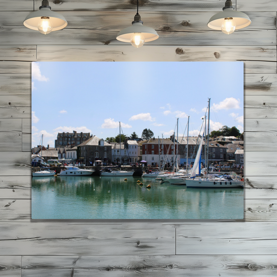Metal Wall Art Prints. Padstow. Cornwall. England.