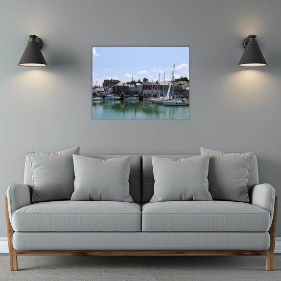 Metal Wall Art Prints. Padstow. Cornwall. England.