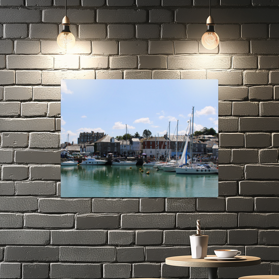 Metal Wall Art Prints. Padstow. Cornwall. England.