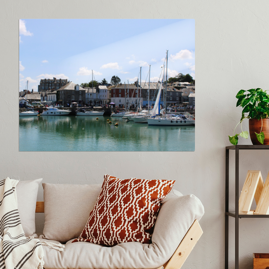 Metal Wall Art Prints. Padstow. Cornwall. England.