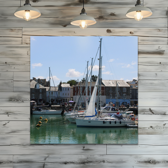 Metal Wall Art Prints. Padstow. Cornwall. England.