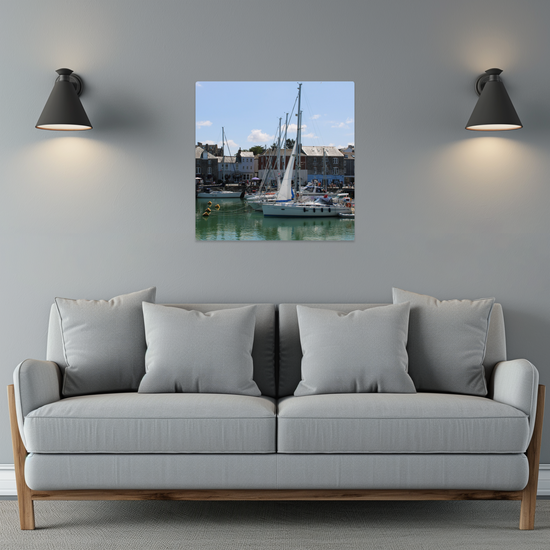 Metal Wall Art Prints. Padstow. Cornwall. England.