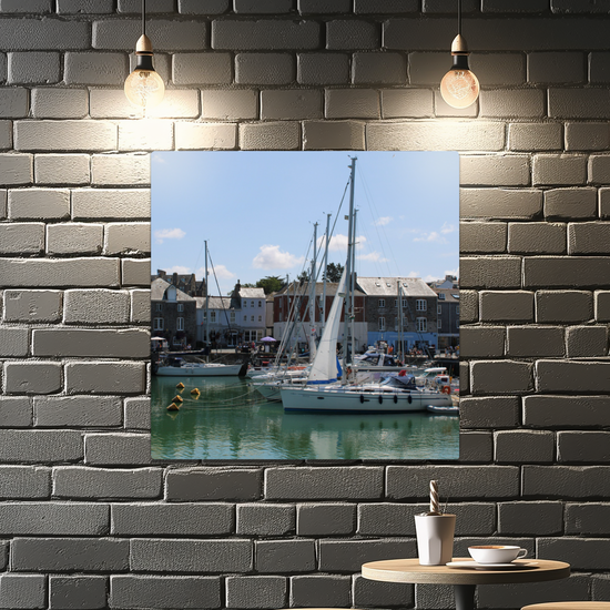 Metal Wall Art Prints. Padstow. Cornwall. England.