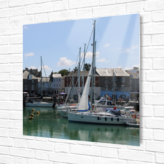 Metal Wall Art Prints. Padstow. Cornwall. England.