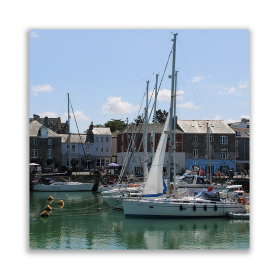 Metal Wall Art Prints. Padstow. Cornwall. England.