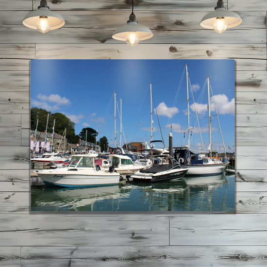 Metal Wall Art Prints. Padstow. Cornwall. England.