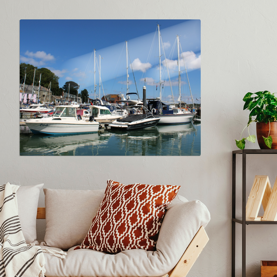 Metal Wall Art Prints. Padstow. Cornwall. England.