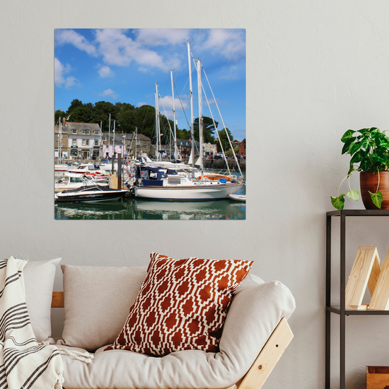 Metal Wall Art Prints. Padstow. Cornwall. England.