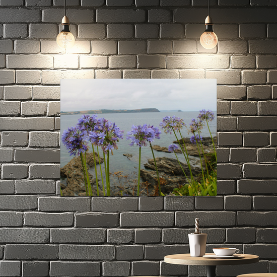 Metal Wall Art Prints. Portscatho. Cornwall. England.