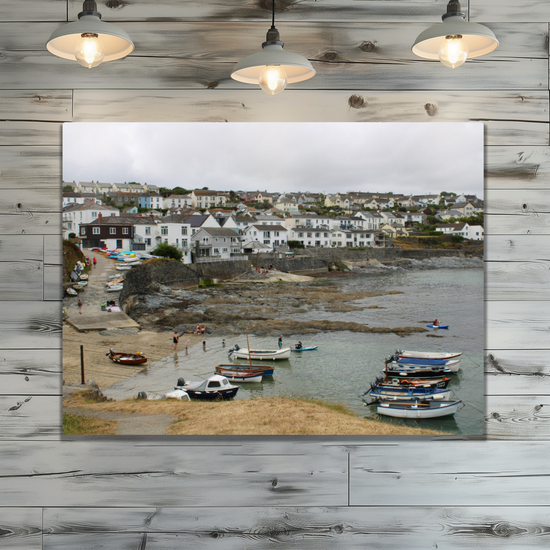 Metal Wall Art Prints. Portscatho. Cornwall. England.