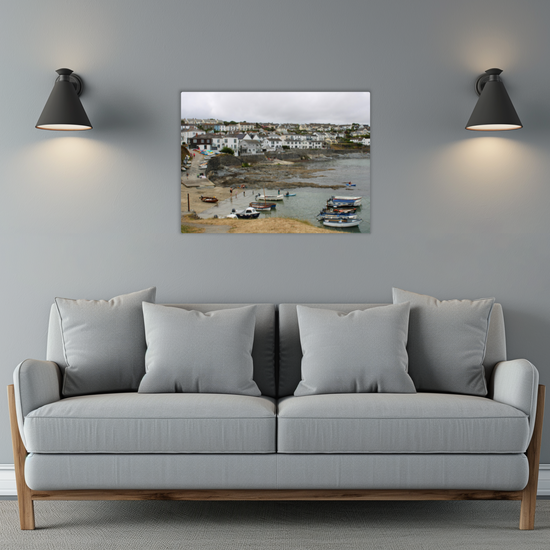 Metal Wall Art Prints. Portscatho. Cornwall. England.