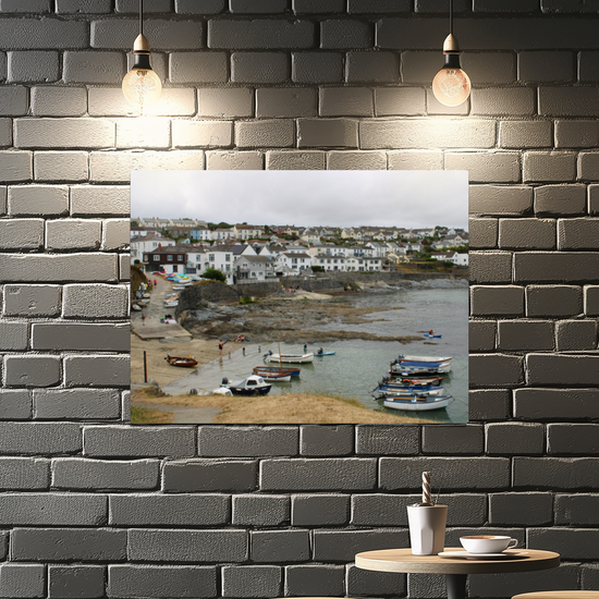 Metal Wall Art Prints. Portscatho. Cornwall. England.