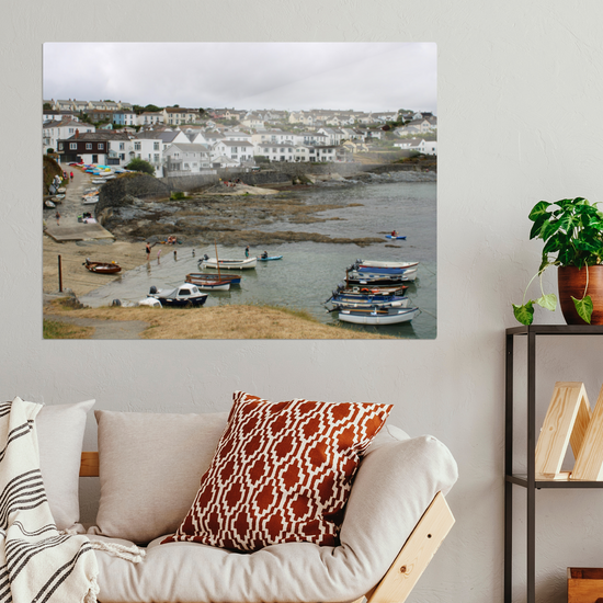 Metal Wall Art Prints. Portscatho. Cornwall. England.