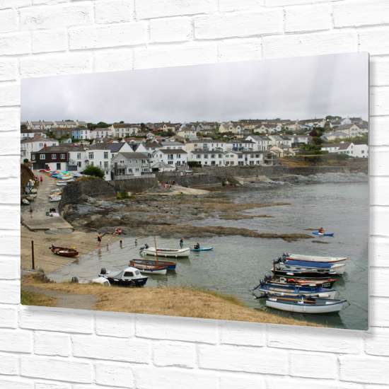 Metal Wall Art Prints. Portscatho. Cornwall. England.