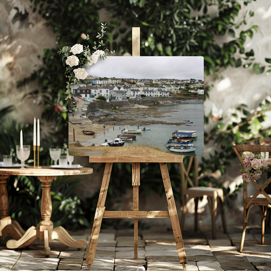 Metal Wall Art Prints. Portscatho. Cornwall. England.