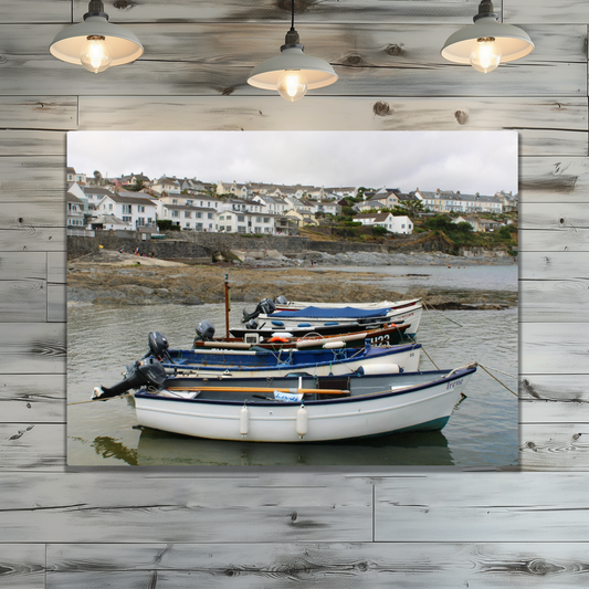 Metal Wall Art Prints. Portscatho. Cornwall. England.