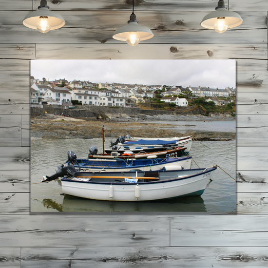 Metal Wall Art Prints. Portscatho. Cornwall. England.
