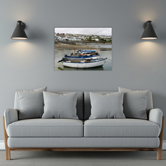Metal Wall Art Prints. Portscatho. Cornwall. England.