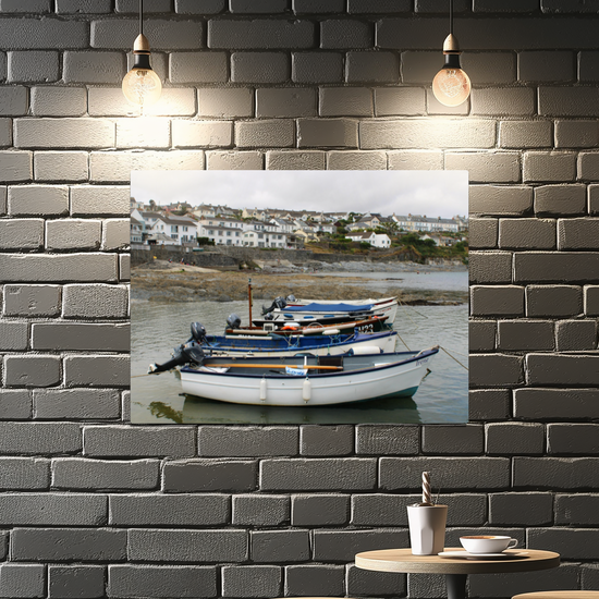 Metal Wall Art Prints. Portscatho. Cornwall. England.