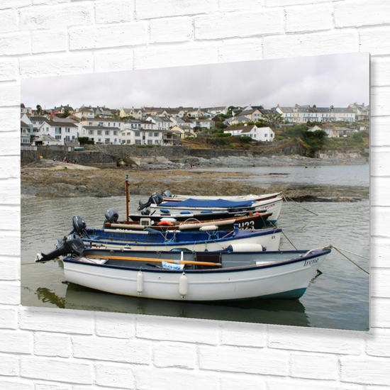 Metal Wall Art Prints. Portscatho. Cornwall. England.