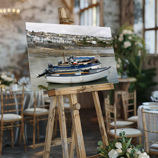 Metal Wall Art Prints. Portscatho. Cornwall. England.