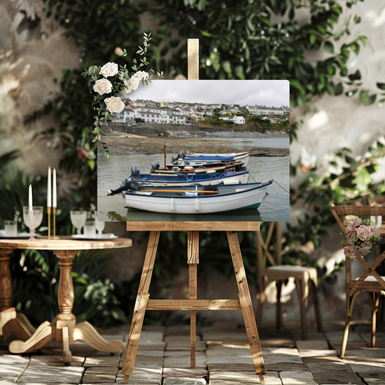 Metal Wall Art Prints. Portscatho. Cornwall. England.