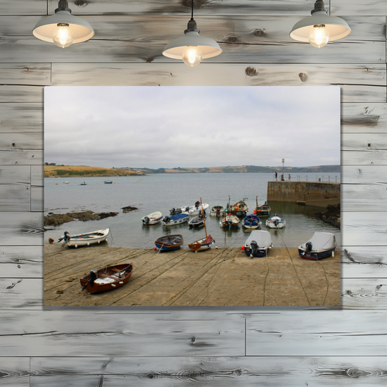 Metal Wall Art Prints. Portscatho. Cornwall. England.